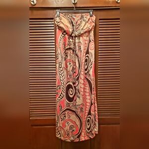 Venus Swirl Bandeau Dress